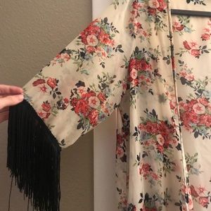 Floral kimono